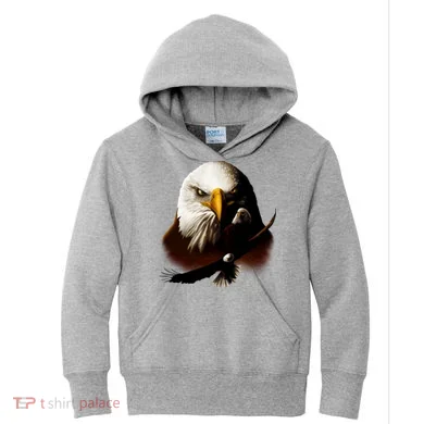 Wildlife Chopper Eagle Kids Hoodie