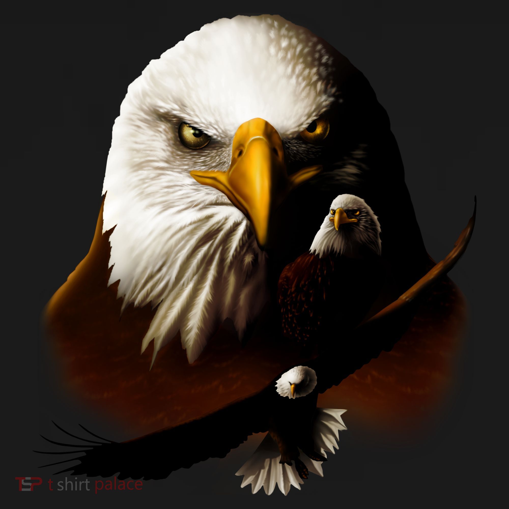 Wildlife Chopper Eagle Doggie Tank