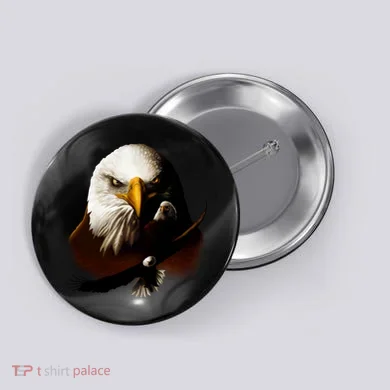 Wildlife Chopper Eagle Button