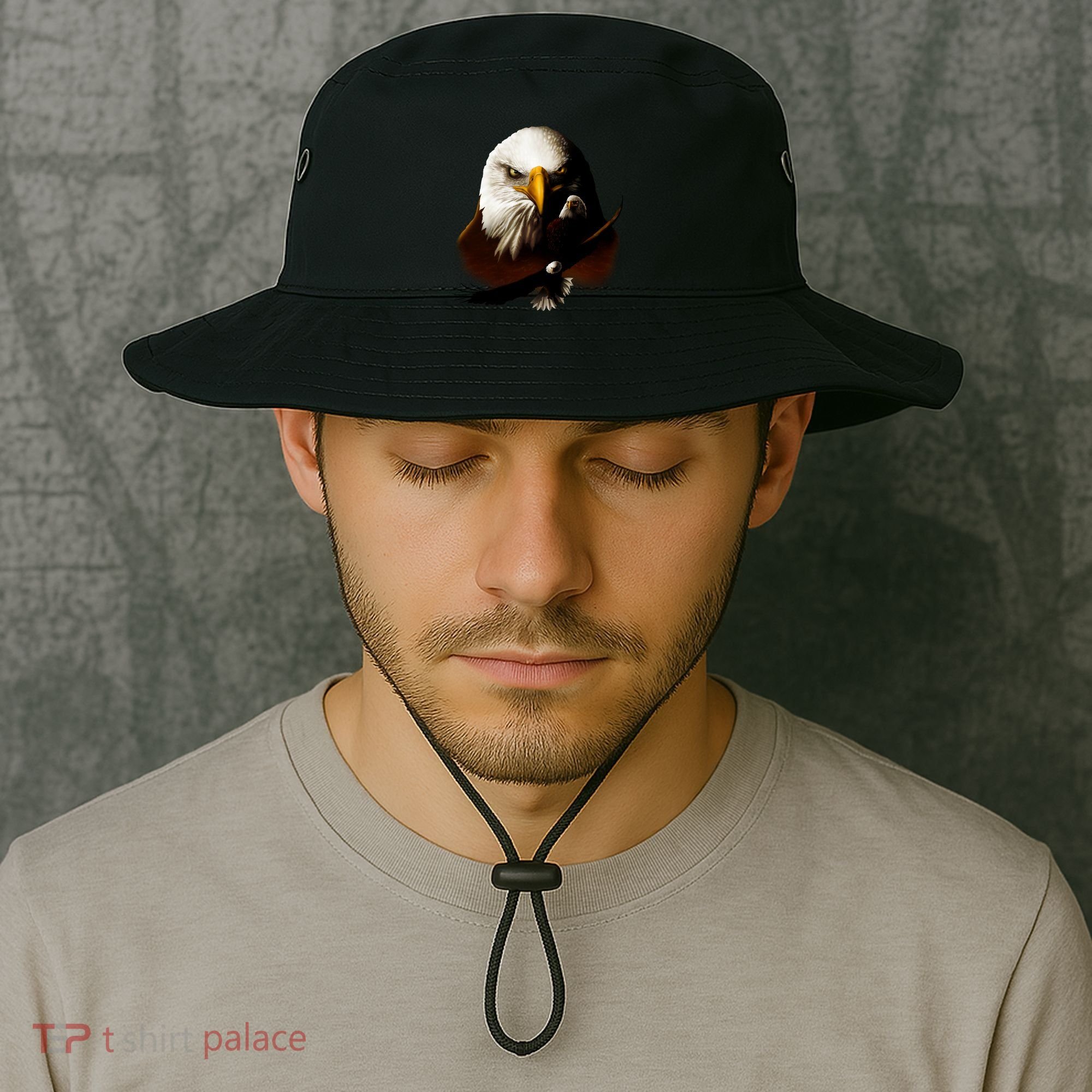 Wildlife Chopper Eagle Bucket Hat