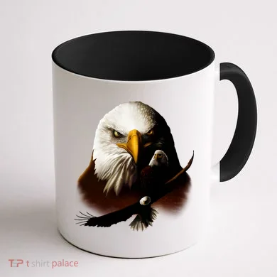 Wildlife Chopper Eagle Coffee Mug back