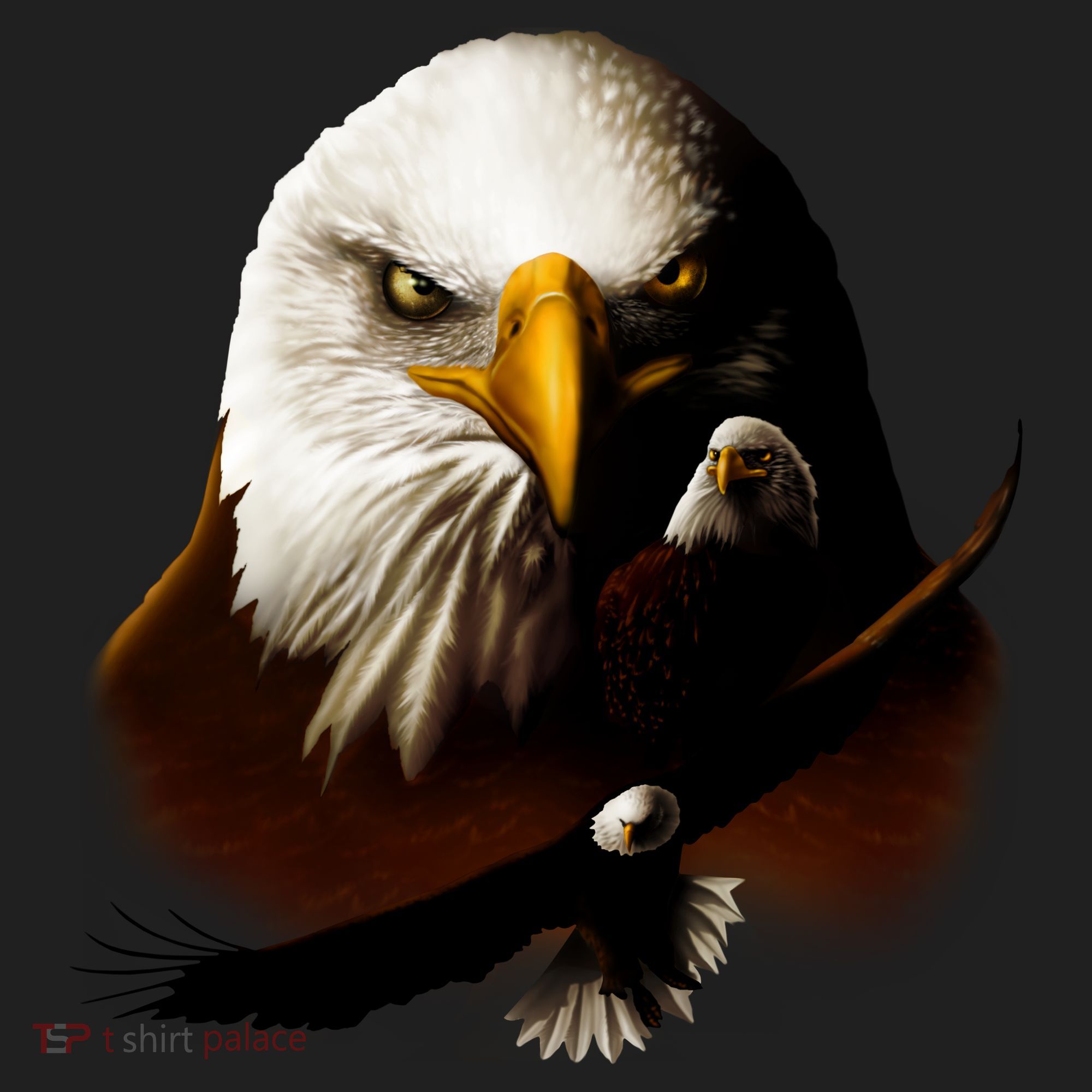 Wildlife Chopper Eagle Beanie
