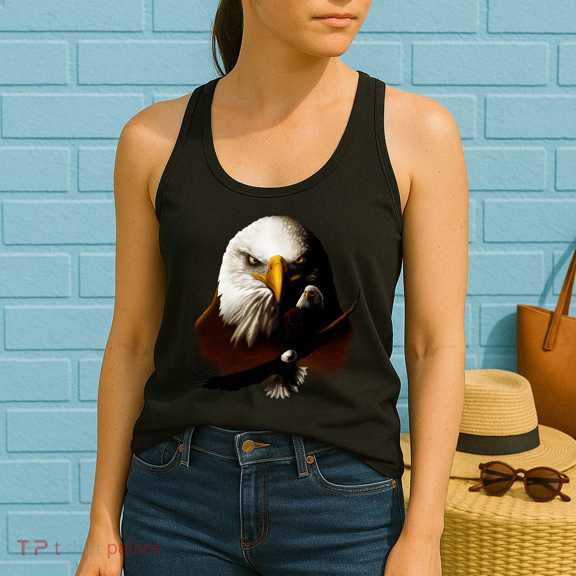Wildlife Chopper Eagle Women's Tank Top