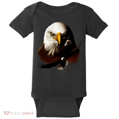 Wildlife Chopper Eagle Baby Bodysuit