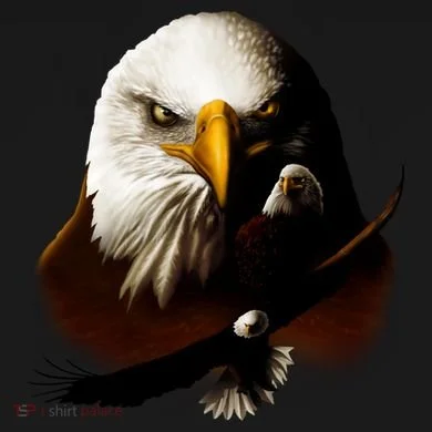 Wildlife Chopper Eagle Toddler Hoodie
