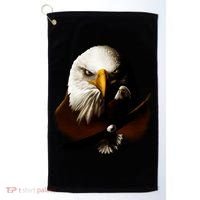 Wildlife Chopper Eagle Golf Towel thumb 0