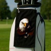 Wildlife Chopper Eagle Golf Towel thumb 2
