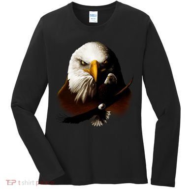 Wildlife Chopper Eagle Women's Long Sleeve Shirt