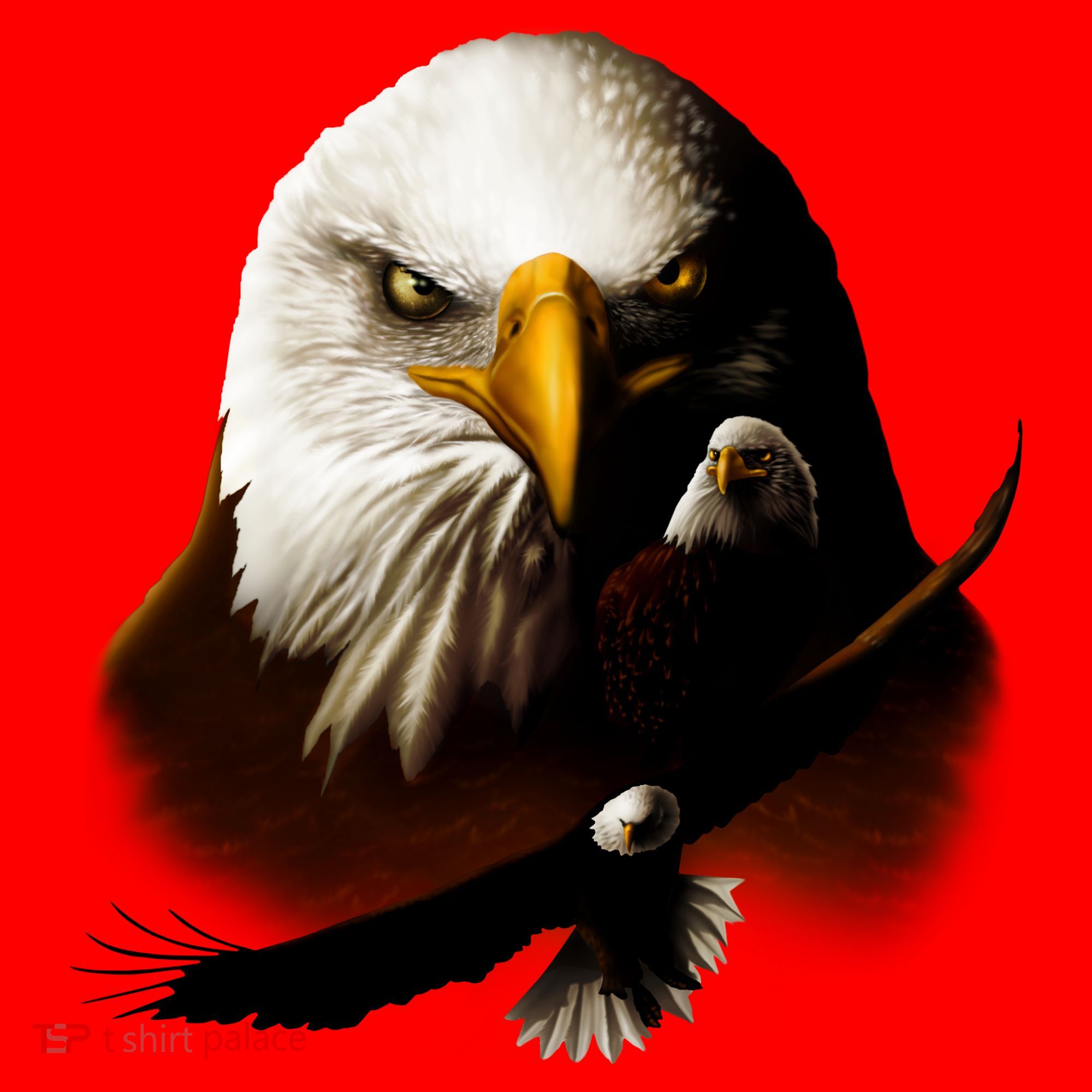 Wildlife Chopper Eagle Santa Hat