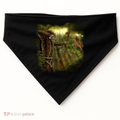 Wildlife Deer Bow Hunter USA-Made Doggie Bandana