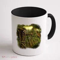 Wildlife Deer Bow Hunter Coffee Mug thumb 1