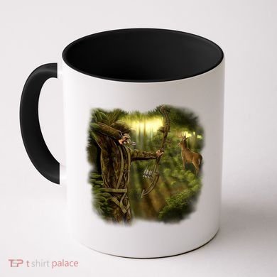 Wildlife Deer Bow Hunter Coffee Mug