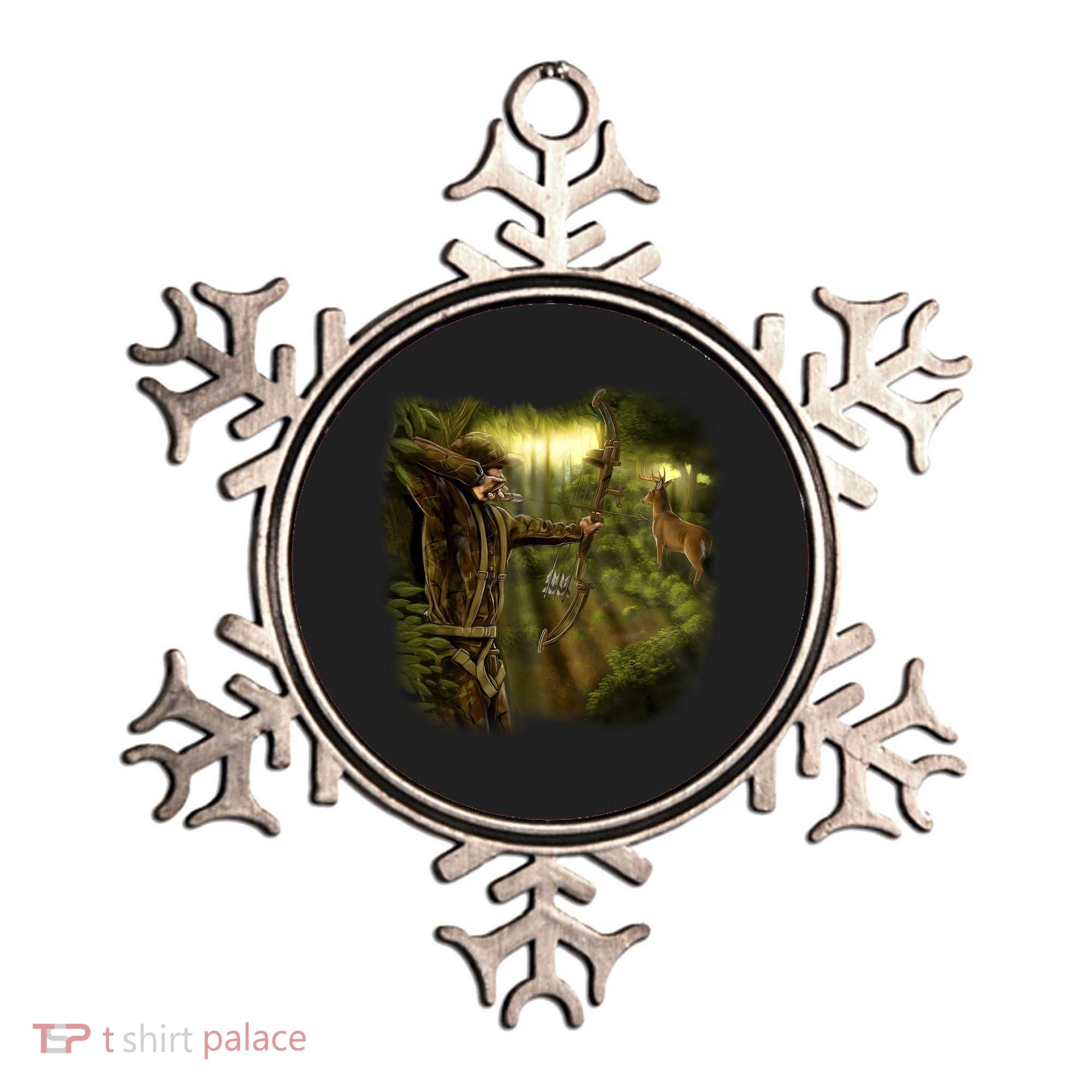 Wildlife Deer Bow Hunter Ornament