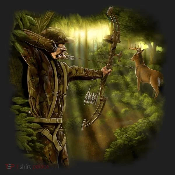Wildlife Deer Bow Hunter Hat