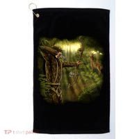 Wildlife Deer Bow Hunter Golf Towel thumb 0
