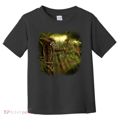 Wildlife Deer Bow Hunter Toddler T-Shirt