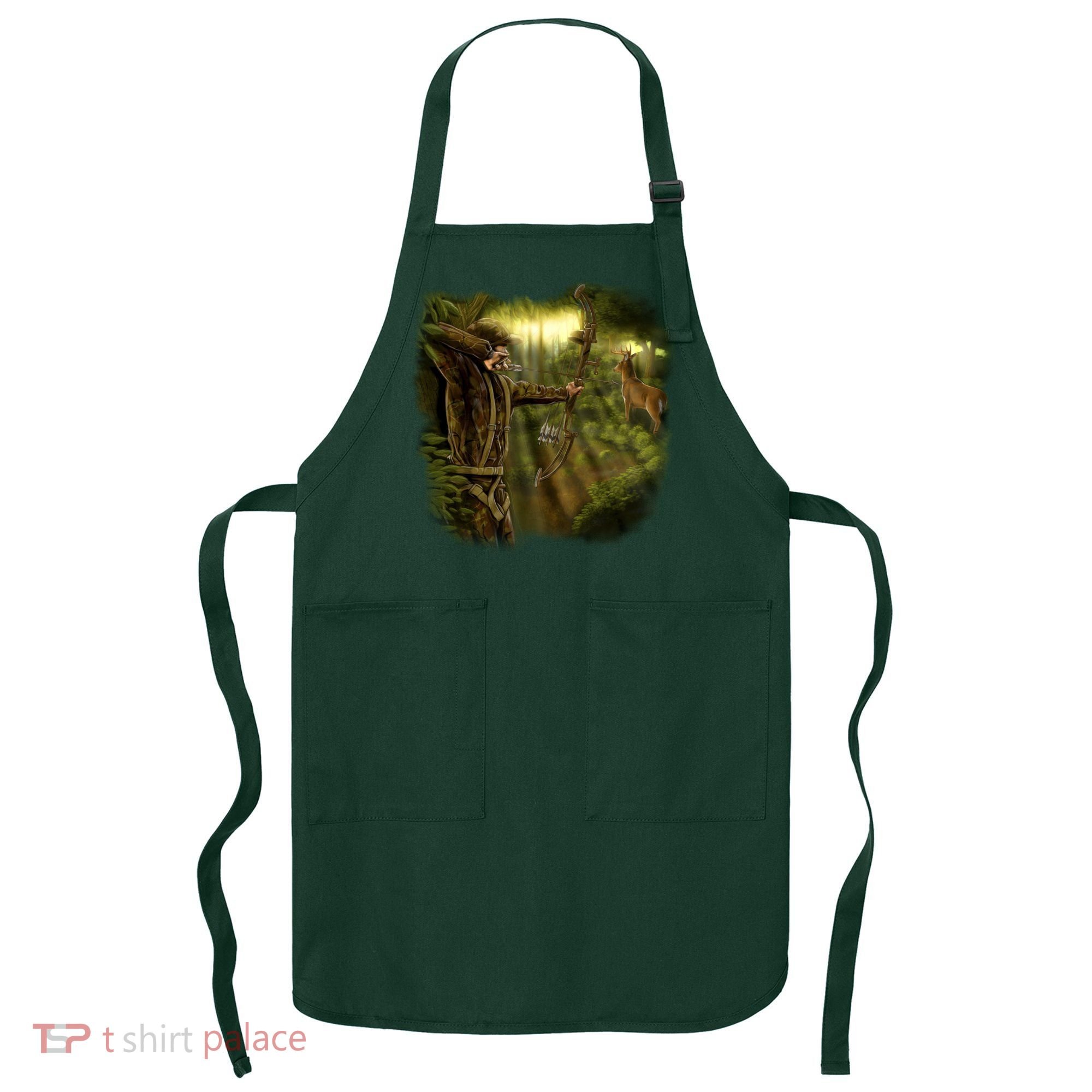 Wildlife Deer Bow Hunter Apron