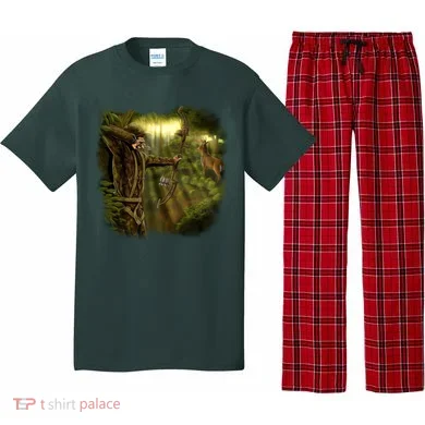 Wildlife Deer Bow Hunter Pajama Set