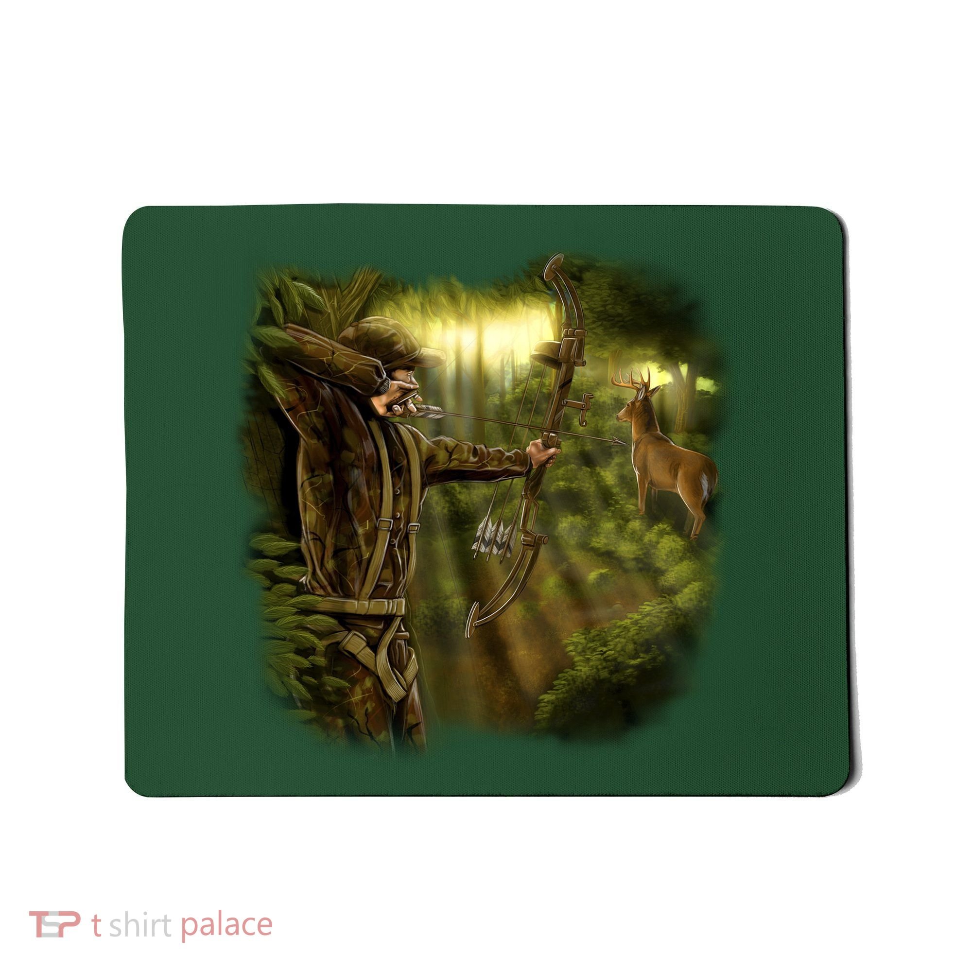 Wildlife Deer Bow Hunter Mousepad