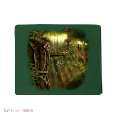 Wildlife Deer Bow Hunter Mousepad