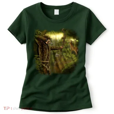 Wildlife Deer Bow Hunter Women's T-Shirt