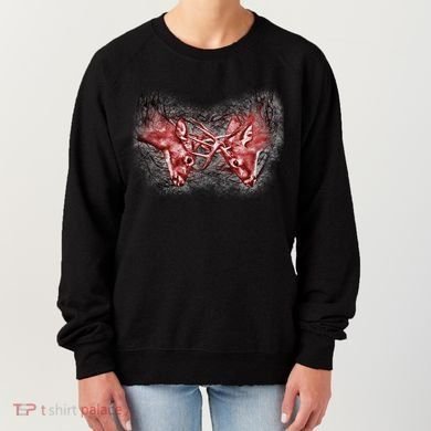 Wildlife Deer Fighting Bucks Women's Sweatshirt