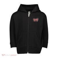 Wildlife Deer Fighting Bucks Toddler Zip Fleece Hoodie thumb 0