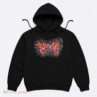 Wildlife Deer Fighting Bucks Hoodie thumb 0