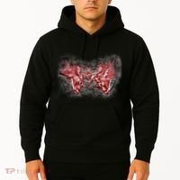 Wildlife Deer Fighting Bucks Hoodie thumb 2