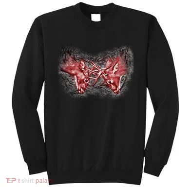 Wildlife Deer Fighting Bucks Sweatshirt