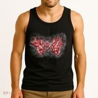 Wildlife Deer Fighting Bucks Tank Top thumb 3