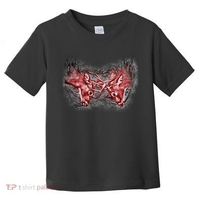 Wildlife Deer Fighting Bucks Toddler T-Shirt