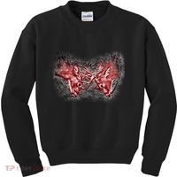 Wildlife Deer Fighting Bucks Kids Sweatshirt thumb 0
