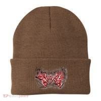 Wildlife Deer Fighting Bucks Beanie thumb 0
