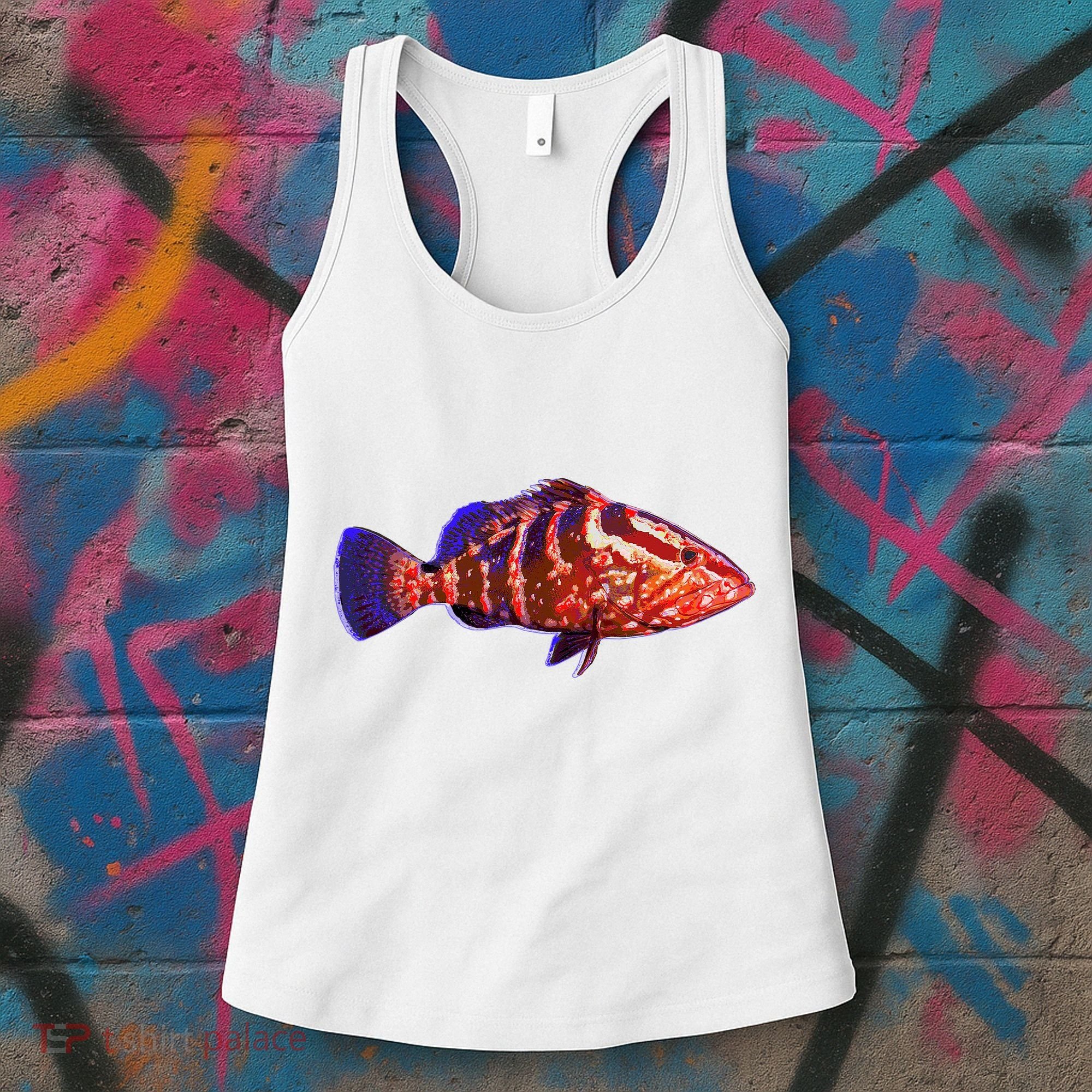 Wildlife Funky Grouper Women's Tank Top