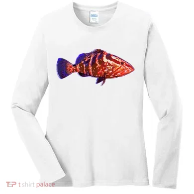 Wildlife Funky Grouper Women's Long Sleeve Shirt