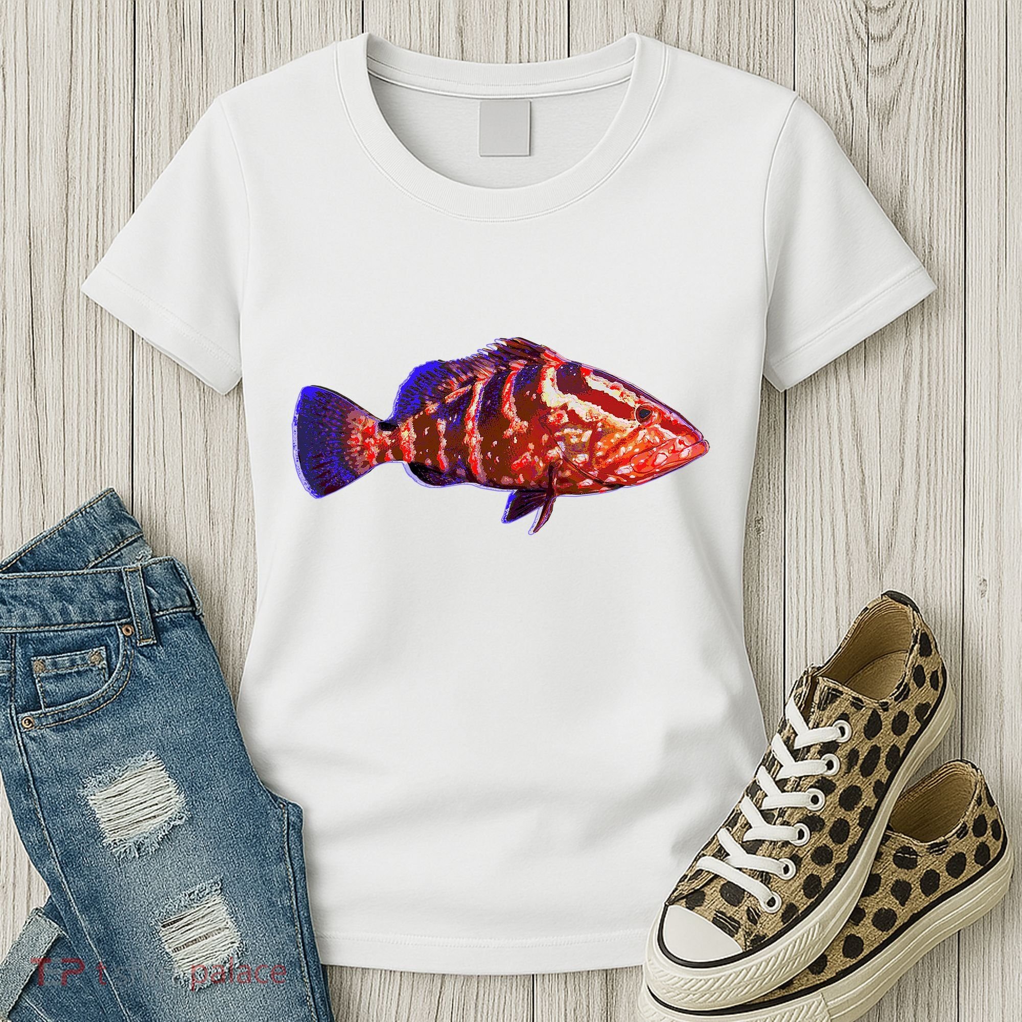 Wildlife Funky Grouper Women's T-Shirt