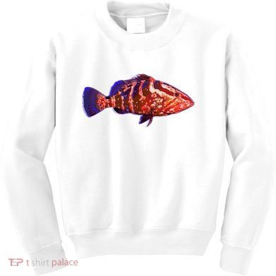 Wildlife Funky Grouper Kids Sweatshirt