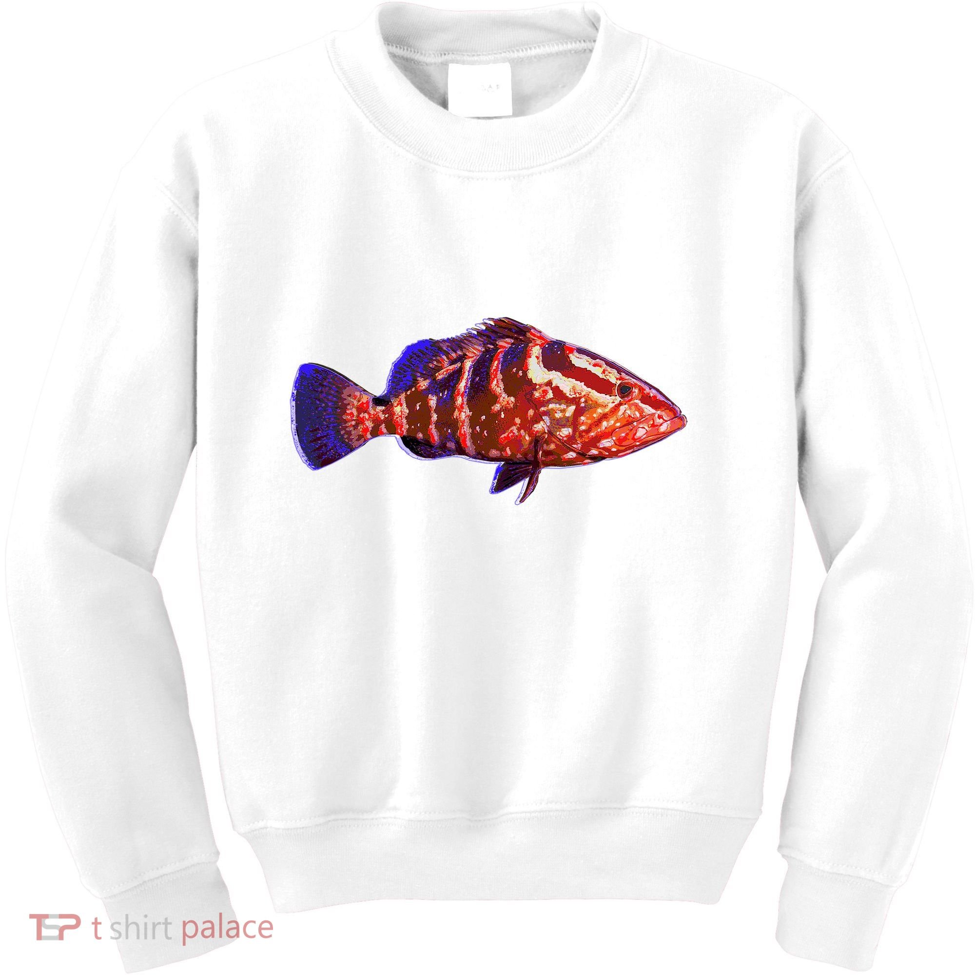 Wildlife Funky Grouper Kids Sweatshirt