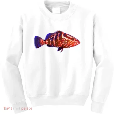 Wildlife Funky Grouper Kids Sweatshirt