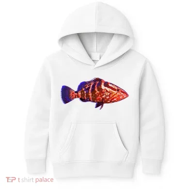 Wildlife Funky Grouper Kids Hoodie