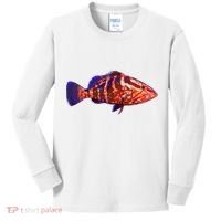 Wildlife Funky Grouper Kids Long Sleeve Shirt thumb 0