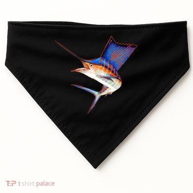 Wildlife Funky Sailfish USA-Made Doggie Bandana