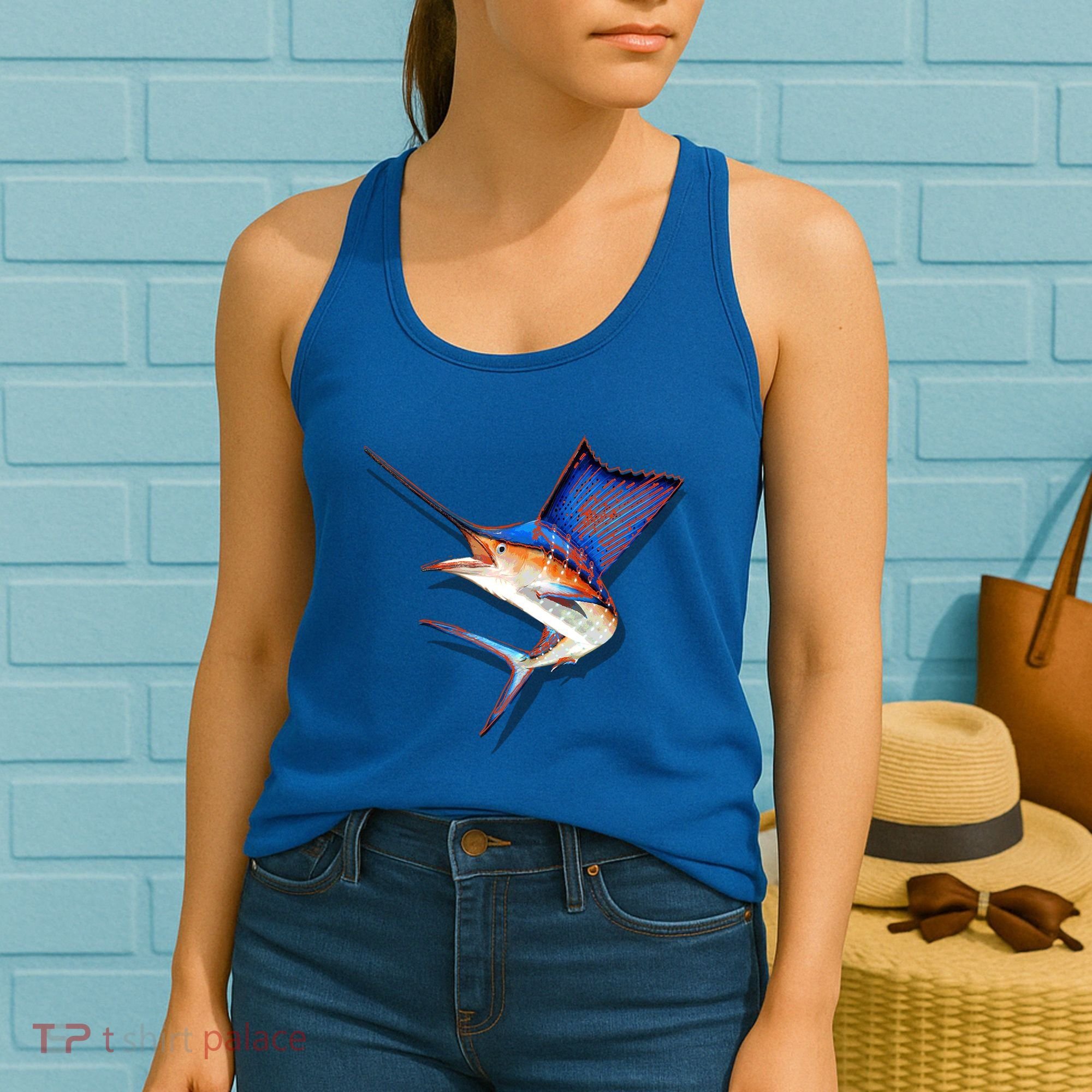 Wildlife Funky Sailfish Women's Tank Top