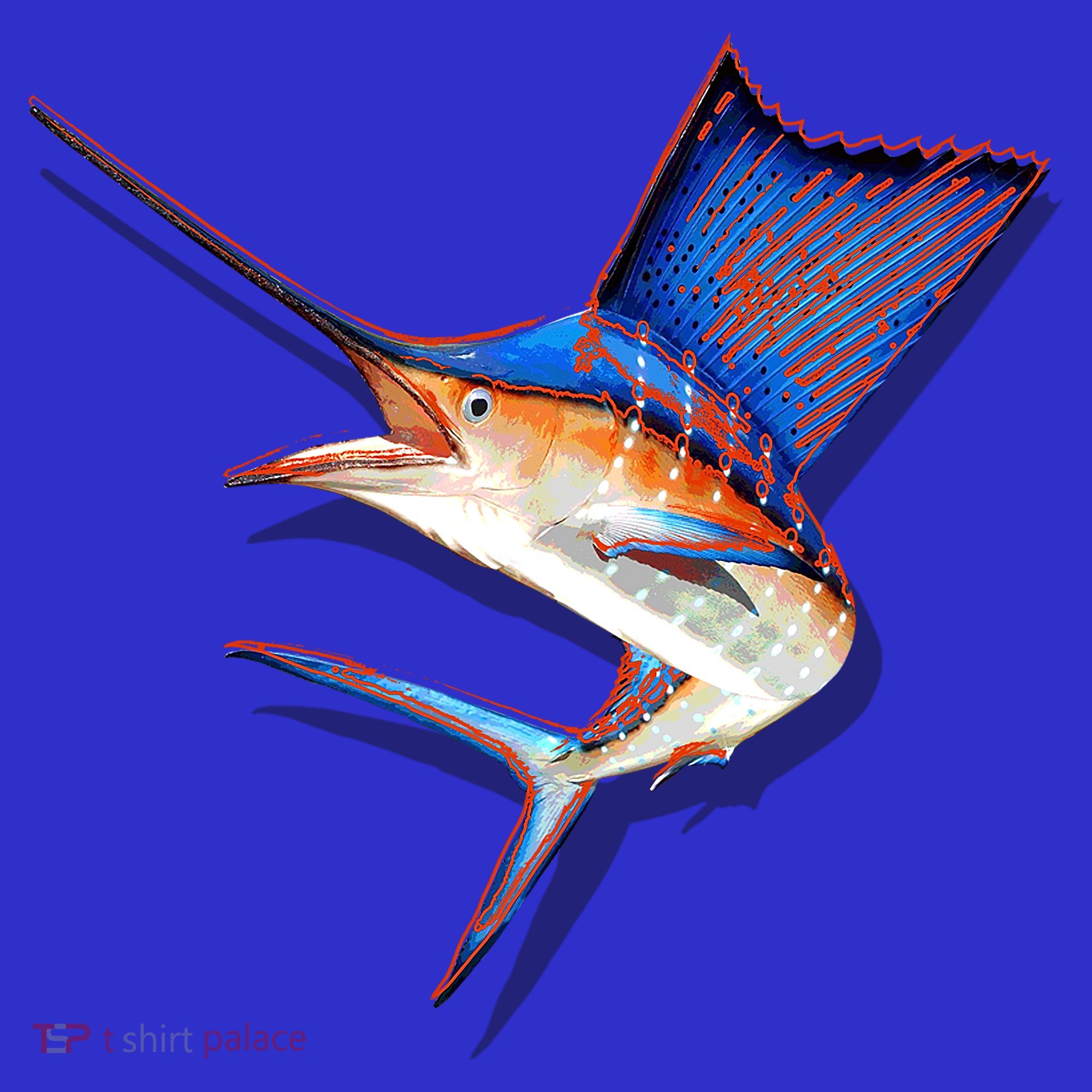 Wildlife Funky Sailfish Women's Tank Top