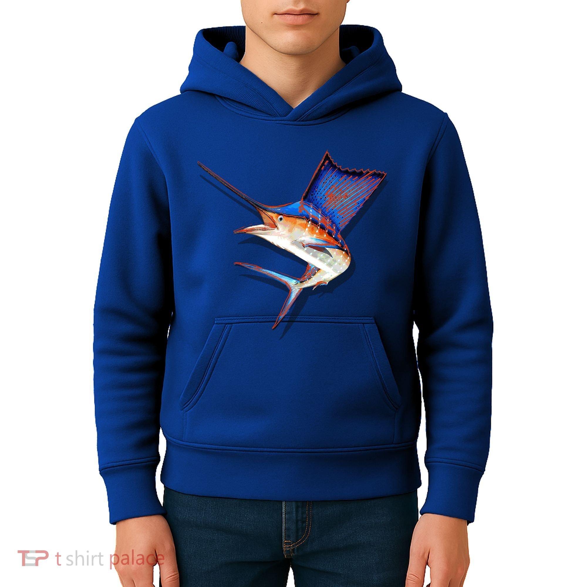 Wildlife Funky Sailfish Kids Hoodie