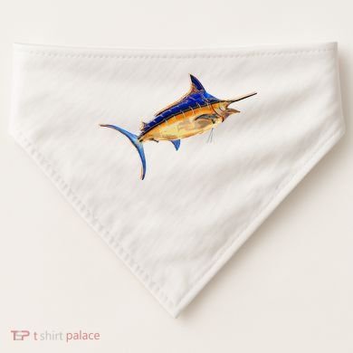Wildlife Funky Swordfish USA-Made Doggie Bandana