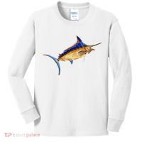 Wildlife Funky Swordfish Kids Long Sleeve Shirt thumb 0