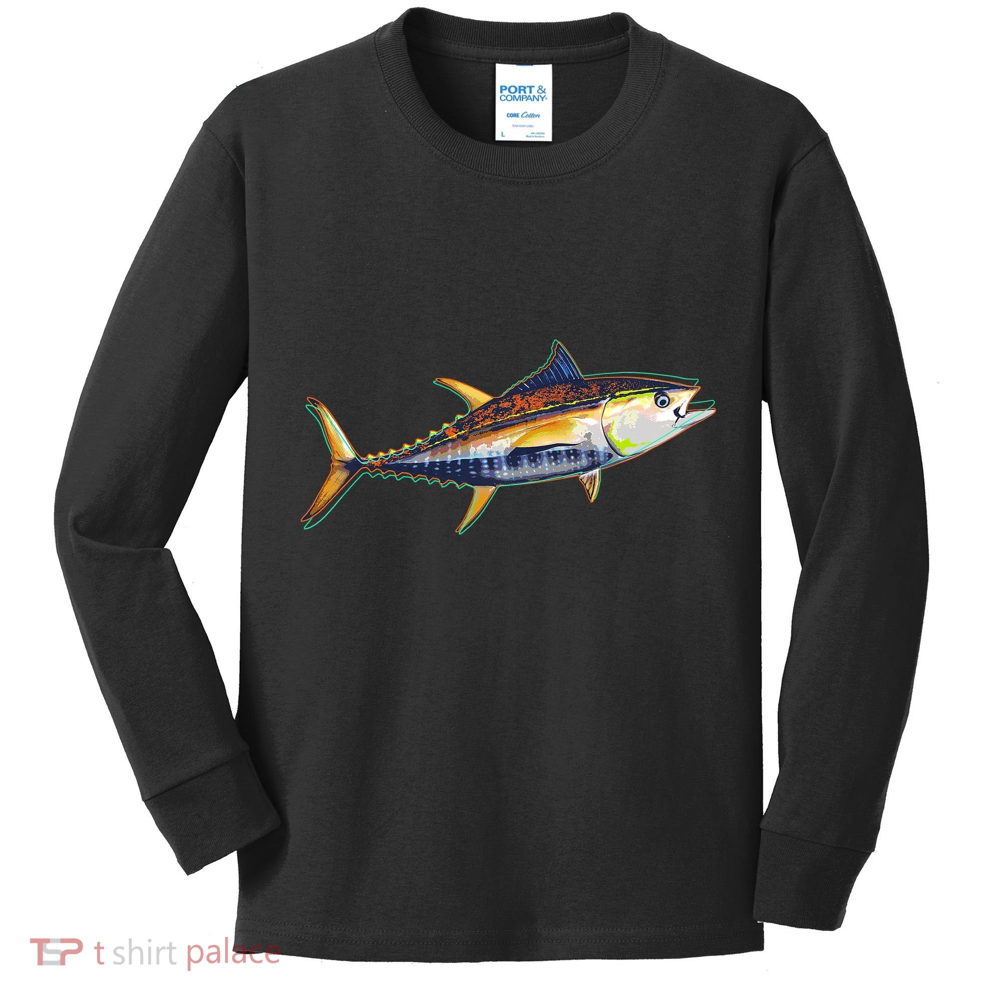 Wildlife Funky Tuna Kids Long Sleeve Shirt