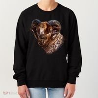 Wildlife Ram Stare Women's Sweatshirt thumb 0
